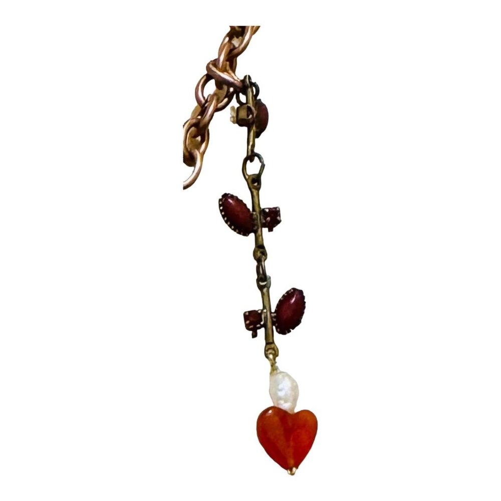 Mixed Media Art Canvas in Glass, Metalwork Nat. Stones & Handmade  Clay Cameos - Picture 11 of 17